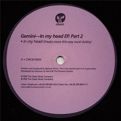 Gemini - In My Head EP Part 2 download mp3 flac