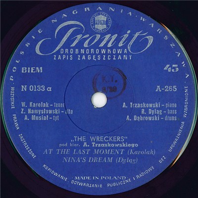 The Wreckers Pod Kier. A. Trzaskowskiego / Trio Trzaskowskiego - At The Last Moment download mp3 flac