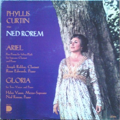 Phyllis Curtin Sings Ned Rorem - Ariel / Gloria download mp3 flac