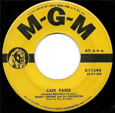 Henry Jerome And His Orchestra - Cafe Paree / Tipica Serenada download mp3 flac