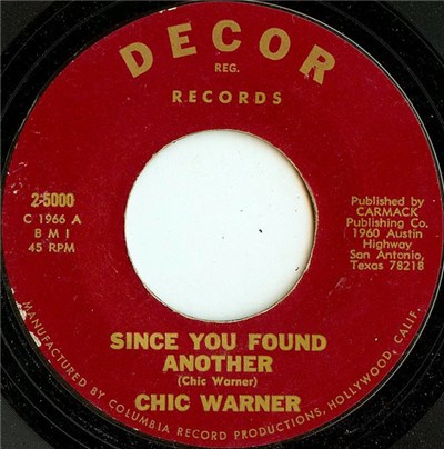 Chic Warner - Since You Found Another download mp3 flac