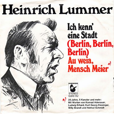 Heinrich Lummer - Ich Kenn' Eine Stadt (Berlin, Berlin, Berlin) / Au Weia, Mensch Meier download mp3 flac