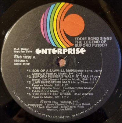 Eddie Bond - Sings The Legend Of Buford Pusser download mp3 flac