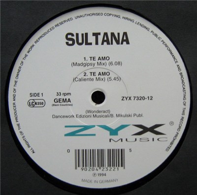 Sultana - Te Amo download mp3 flac