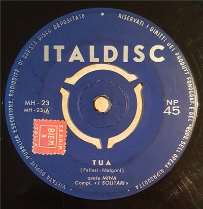 Mina Con Il Complesso I Solitari - Tua / Nessuno download mp3 flac
