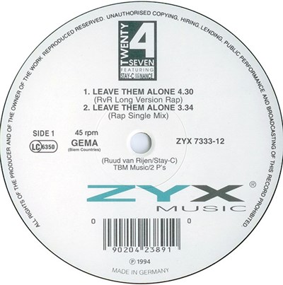 Twenty 4 Seven Featuring Stay-C And Nance - Leave Them Alone download mp3 flac