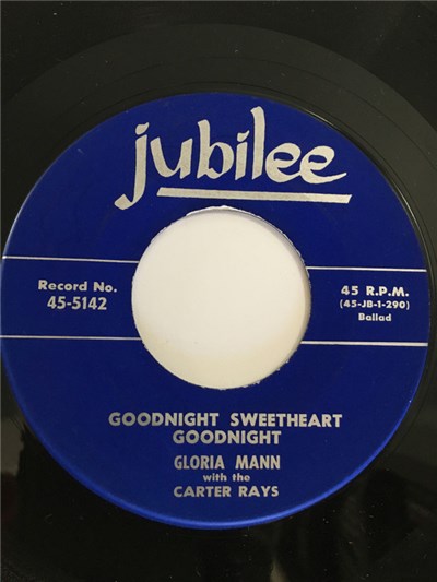 Gloria Mann With The Carter Rays - Goodnight Sweetheart Goodnight / Love - Me- Boy download mp3 flac
