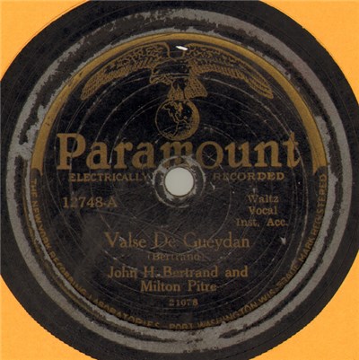 John H. Bertrand And Milton Pitre - Valse De Gueydan / Upstairs download mp3 flac
