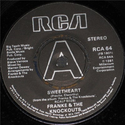 Franke & The Knockouts - Sweetheart download mp3 flac