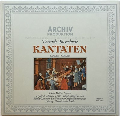 Dieterich Buxtehude, Edith Mathis · Friedreich Melzer · Jakob Stämpfli · Schola Cantorum Basiliensis · Hans-Martin Linde - Kantaten · Cantatas · Cantates download mp3 flac