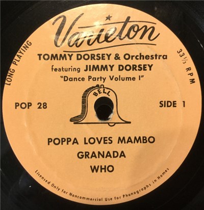 Tommy Dorsey And His Orchestra - Dance Party Volume I download mp3 flac