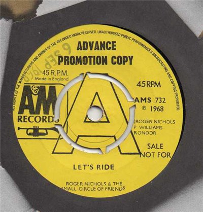 Roger Nichols & The Small Circle Of Friends - Let's Ride download mp3 flac