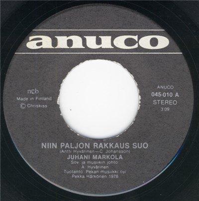 Juhani Markola - Niin Paljon Rakkaus Suo download mp3 flac