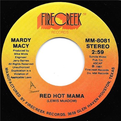 Mardy Macy - Red Hot Mama / I'm Gone download mp3 flac