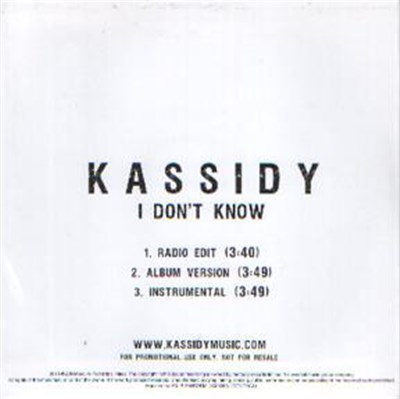 Kassidy - I Don't Know download mp3 flac
