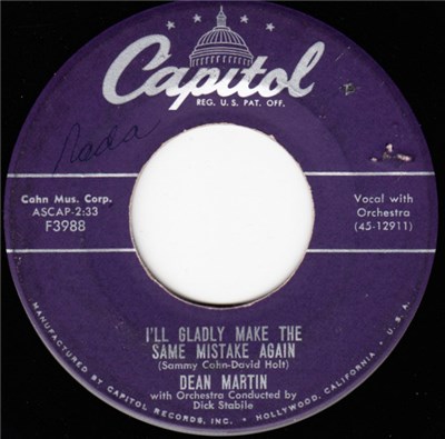 Dean Martin - I'll Gladly Make The Same Mistake Again / Angel Baby download mp3 flac