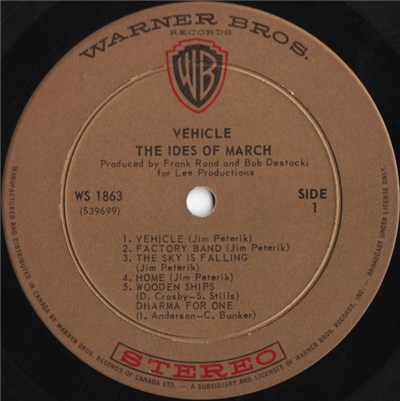The Ides Of March - Vehicle download mp3 flac