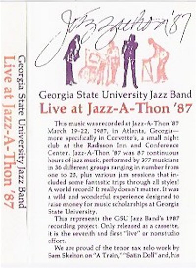 Georgia State University Jazz Band - Live At Jazz-A-Thon '87 download mp3 flac