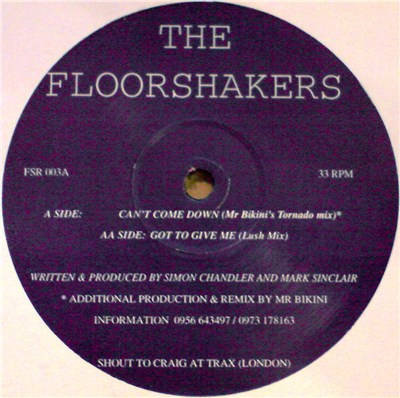 The Floorshakers - Can't Come Down / Got To Give Me download mp3 flac