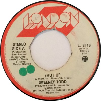 Sweeney Todd - Shut Up / Wastin Time download mp3 flac