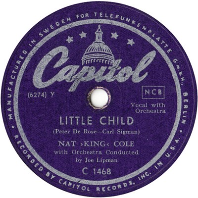 Nat »King« Cole - Little Child / Red Sails In The Sunset download mp3 flac