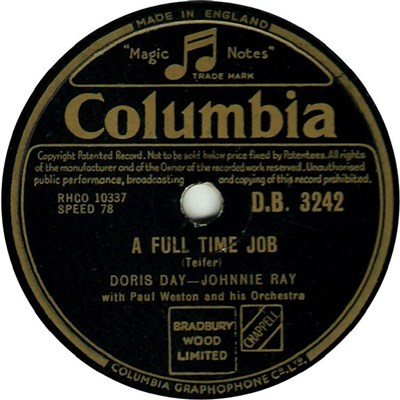 Doris Day - Johnnie Ray With Paul Weston And His Orchestra - Ma Says, Pa Says / A Full Time Job download mp3 flac