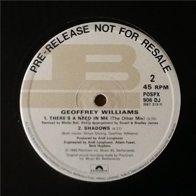 Geoffrey Williams - There's A Need In Me download mp3 flac