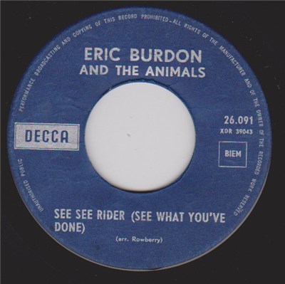 Eric Burdon & The Animals - See See Rider (See What You've Done) download mp3 flac