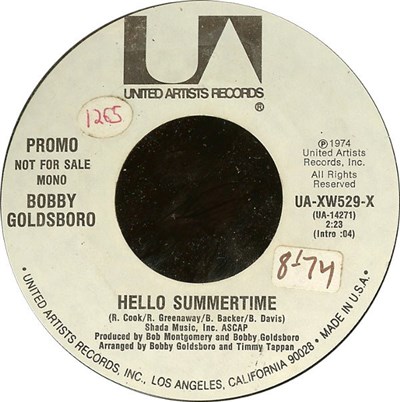 Bobby Goldsboro - Hello Summertime download mp3 flac