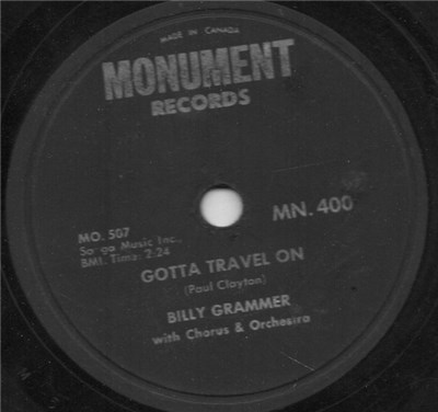 Billy Grammer - Gotta Travel On / Chasing A Dream download mp3 flac