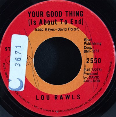 Lou Rawls - Your Good Thing (Is About To End) / Season Of The Witch download mp3 flac