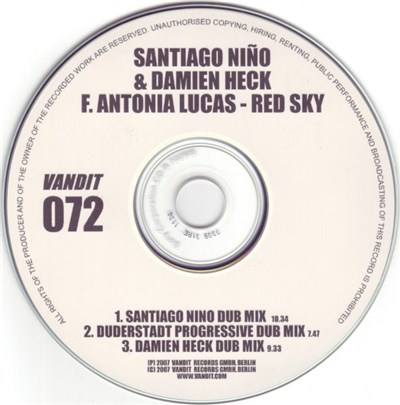 Santiago Niño & Damien Heck F. Antonia Lucas - Red Sky download mp3 flac
