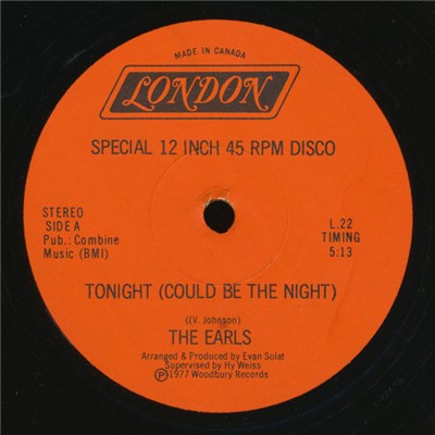 The Earls - Tonight (Could Be The Night) / Meditation download mp3 flac