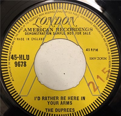 The Duprees - I'd Rather Be Here In Your Arms download mp3 flac