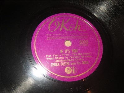 Chuck Foster & His Orchestra - If It's You / Just Once Again download mp3 flac