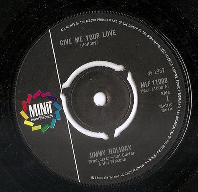 Jimmy Holiday - Give Me Your Love / All Beauty Of A Girl In Love download mp3 flac