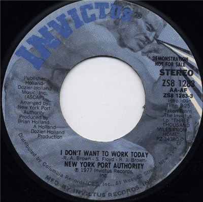 New York Port Authority - I Don't Want To Work Today download mp3 flac