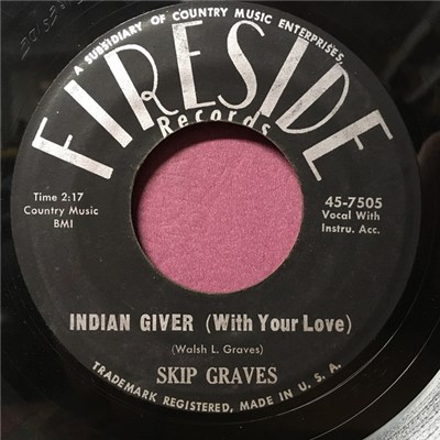Skip Graves - Indian Giver (With Your Love) / Heartaches Knocking At My Door download mp3 flac