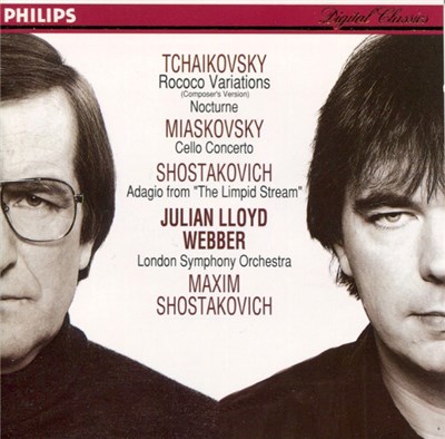 Tchaikovsky, Miaskovsky, Shostakovich, Julian Lloyd Webber, London Symphony Orchestra, Maxim Shostakovich - Cello Works download mp3 flac