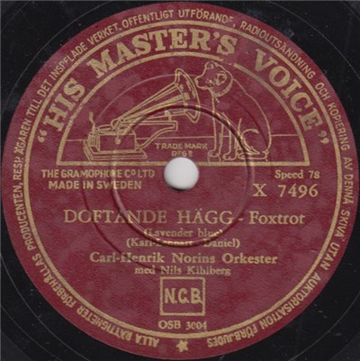 Carl-Henrik Norins Orkester Med Nils Kihlberg - Doftande Hägg / Då Är Min Lycka Gjord download mp3 flac
