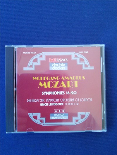 Wolfgang Amadeus Mozart, The London Philharmonic Orchestra Conducted By Erich Leinsdorf - Wolfgang Amadeus Mozart Symphonies 16-20 download mp3 flac