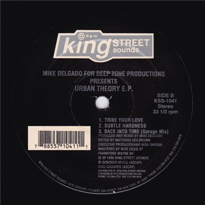 Mike Delgado For Deep Zone Productions - Urban Theory E.P. download mp3 flac