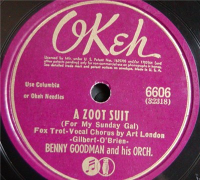 Benny Goodman And His Orch. - A Zoot Suit (For My Sunday Gal) / My Little Cousin download mp3 flac