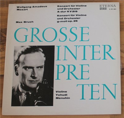 Wolfgang Amadeus Mozart / Max Bruch - Yehudi Menuhin - Grosse Interpreten download mp3 flac