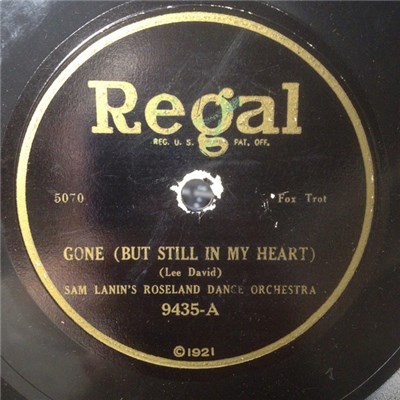 Sam Lanin's Roseland Dance Orchestra - Gone (But Still In My Heart) / Sweet One download mp3 flac
