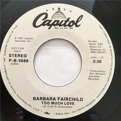 Barbara Fairchild - Too Much Love download mp3 flac