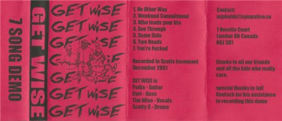 Get Wise - 7 Song Demo download mp3 flac