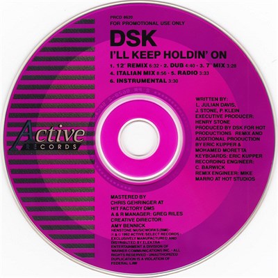 DSK - I'll Keep Holdin' On download mp3 flac