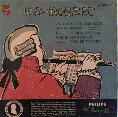W.A.Mozart, Hubert Barwahser, Wiener Symphoniker, John Pritchard - Zwei Konzerte Für Flöte Und Orchester G Dur K.V. 313 • D Dur K.V. 314 download mp3 flac