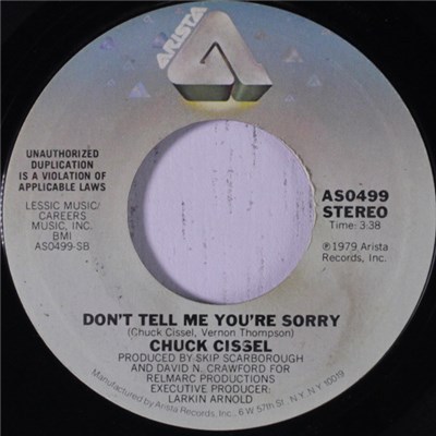 Chuck Cissel - Don't Tell Me You're Sorry download mp3 flac
